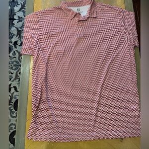 Eversole Run Polo Shirt Mens 2X Dr Pepper Strawberries and Cream  Casual Golf